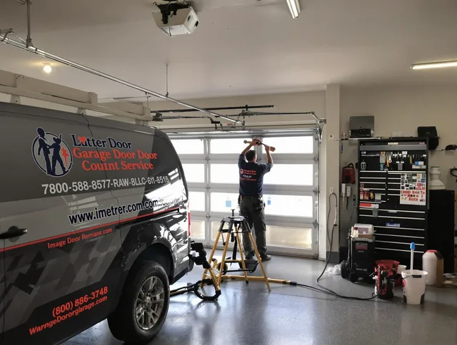 Canton Garage Door Repair team performing same-day garage door repair in Canton